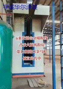 浙江省、スプレー設備を譲渡6メートルのアルミ合金スプレーライン
