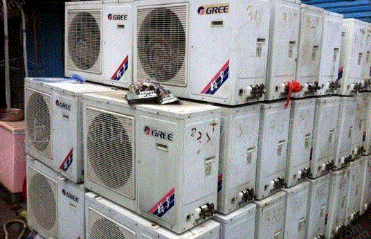 Long-term recycling of waste air conditioners in Yueyang, Hunan Province