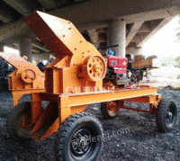 河北邢台因施工完工，转让小型600型二手破碎机制砂机煤矸石风化石建筑垃圾粉碎机