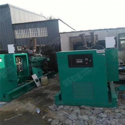 A large number of professionally recycled second-hand diesel generator sets
