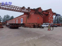 中国河南省で中古10トンのひょうたんが販売されたガントリークレーン、電動ひょうたん門型クレーンが販売された