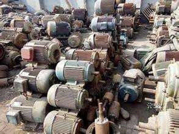 Xiaogan, Hubei Province has recycled a large number of used motors for a long time