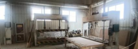 陕西西安打包出售闲置实木家具生产线,油漆房,打磨房,中央除尘及木工设备