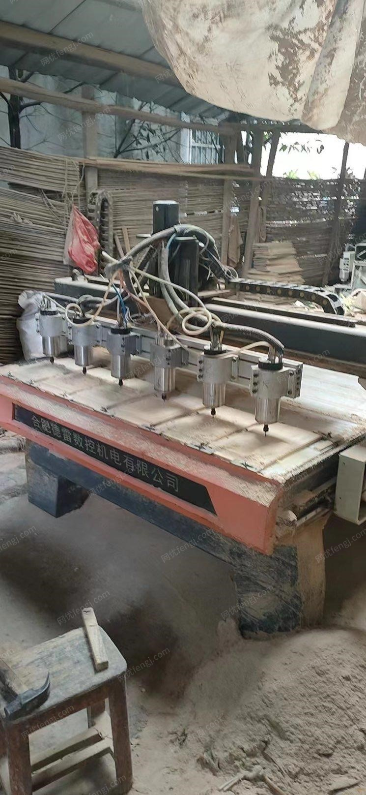 湖南衡阳因改行了，二手营业中的2018年合肥1325/2720自动木工雕刻机打包出售,用了4年