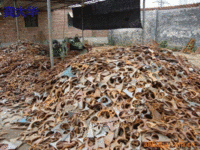 A large number of scrap iron scraps from factories have been recycled in Nanchang, Jiangxi Province for a long time