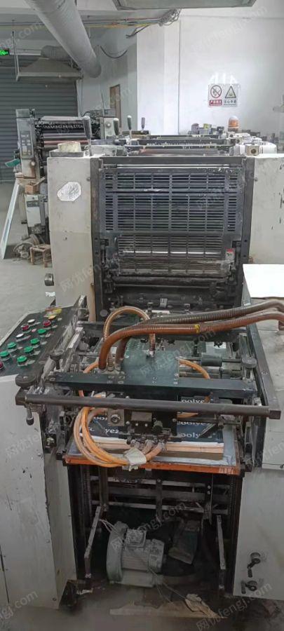闲置97年四色八开冠华GH474胶印印刷机,晒版机各一台出售，现由于公司升级使用不到该设备