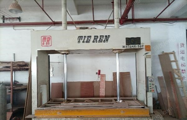 安徽芜湖转让木工机械冷压机,15年左右50吨