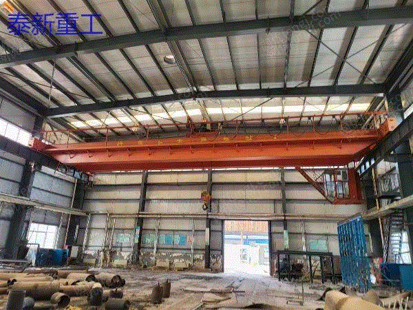 中古25トンのひょうたんを販売山東省、走行スパン22.5メートルのツインビームクレーン