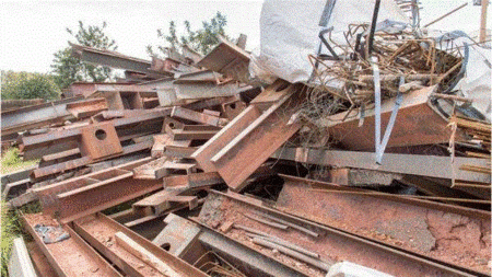 100 тонн металлолома на площадке многолетней переработки по высоким ценам в Ухане, Хубэй