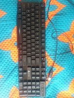 出售金河田机械键盘，黑色，有线，不发光，104键，机械，键帽完好