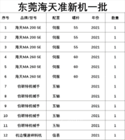 转让21年海天MA260SE-3台MA200SE-3台