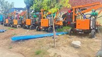 全国各地收购各种型号高速护栏打桩机钻孔机空压机