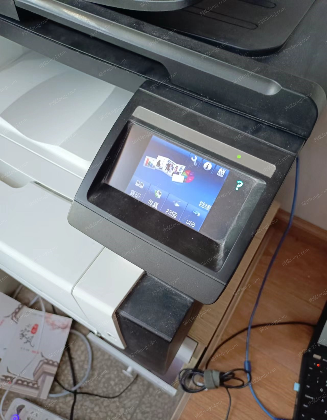 四川凉山彝族自治州转让惠普1415fn彩色激光打印机，成色85新，