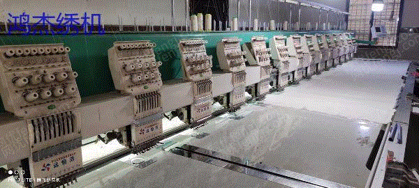 Sell used embroidery machine,9 stitches 20 heads with 400 pitch