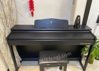 黑龙江齐齐哈尔出售德尔纳d10电钢琴，22年3月购买，99新