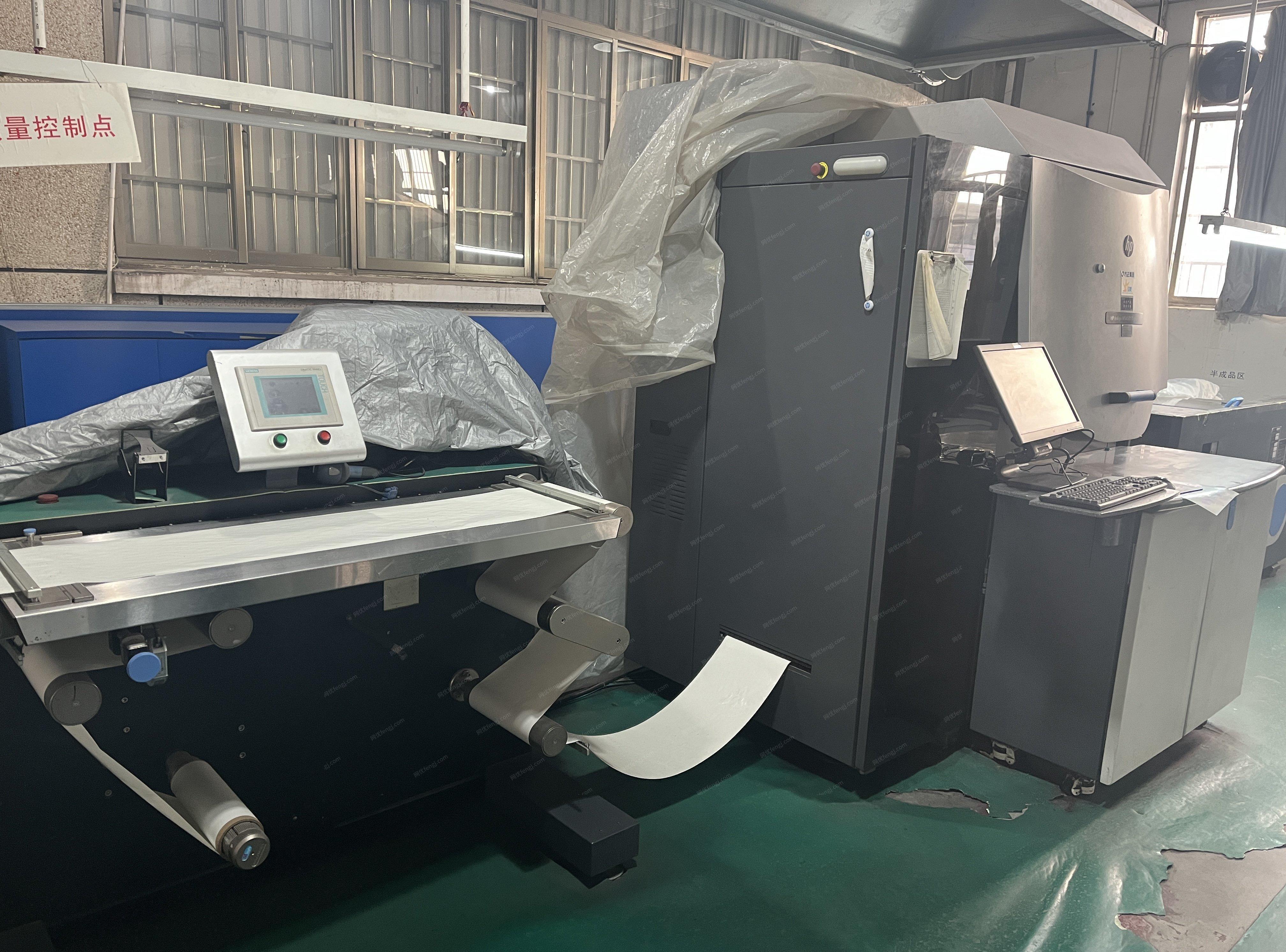 湖南长沙因发展需要，转让数码标签印刷机hpiws4600