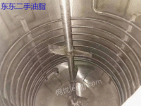 供应15立方不锈钢内盘管反应釜 二手单层搅拌罐 柴油搅拌罐