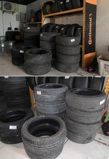 重庆市巴南区出售二手轮胎789成新，245/50R19等
