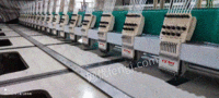 Sell used embroidery machine,9 stitches 20 heads with 400 pitch