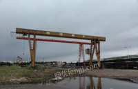山西太原出售二手32吨葫芦龙门吊跨度24米各悬6米，起升9米