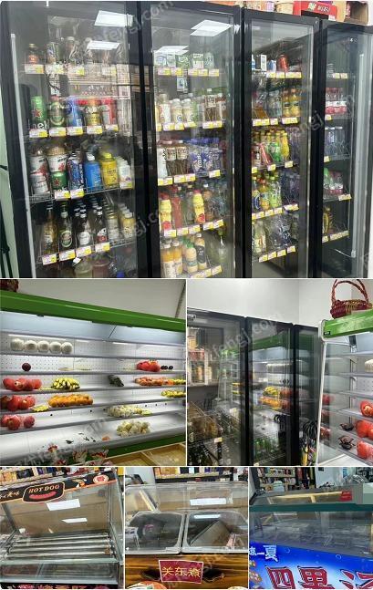 超市关门，出售店内货架，冰柜 展示柜等