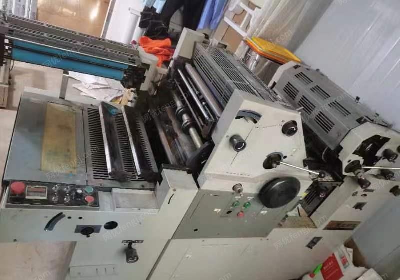 辽宁沈阳9成新两色胶印机，印刷机便宜出售