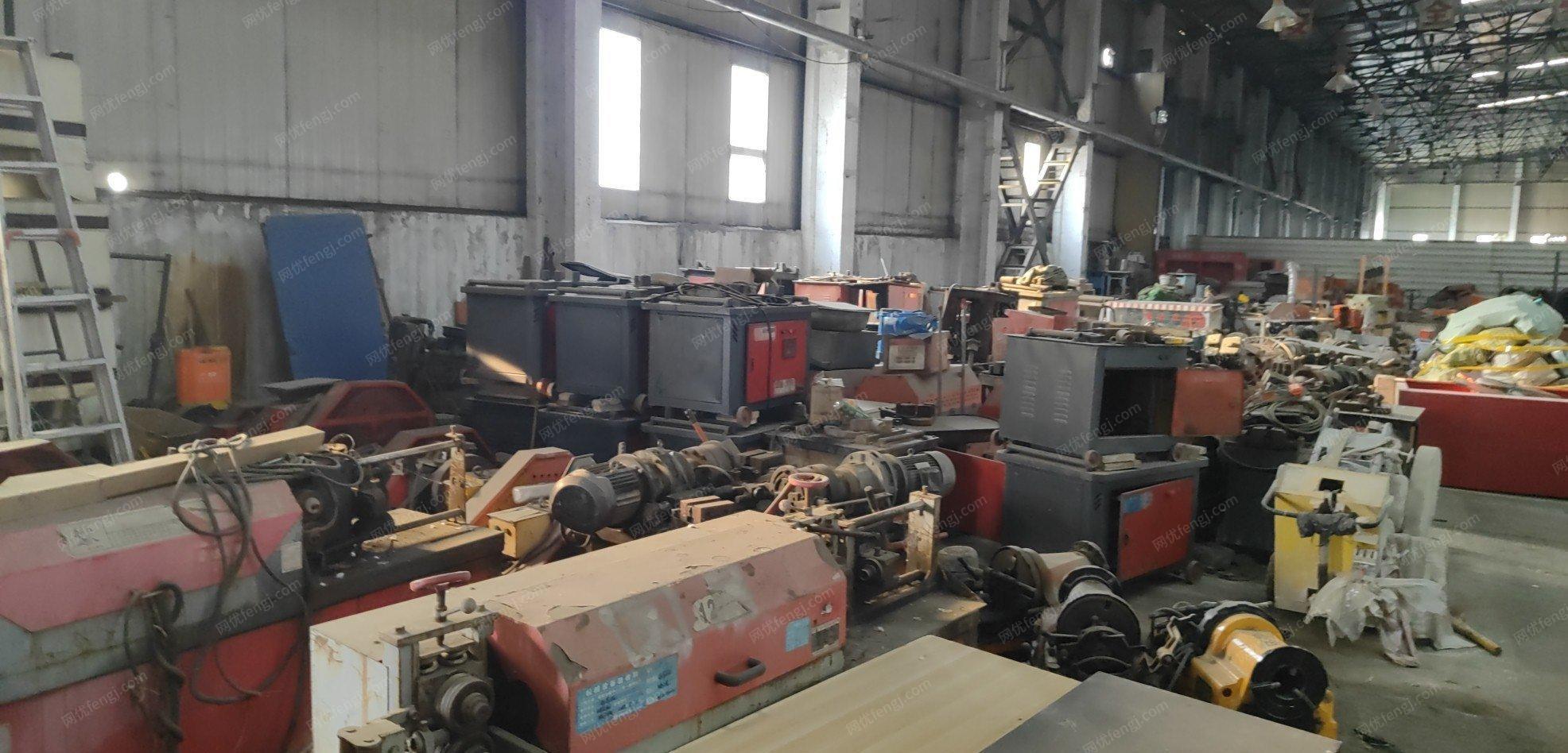 天津塘沽处理钢筋机械工地机械，套丝机，调直机，弯古机