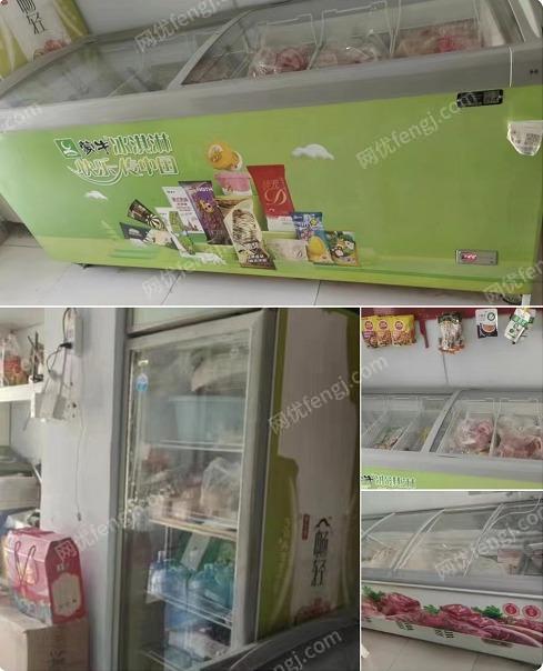 出售3台闲置冰柜，一台卖肉保鲜柜，一台蒙牛雪糕柜，一台伊利酸奶柜