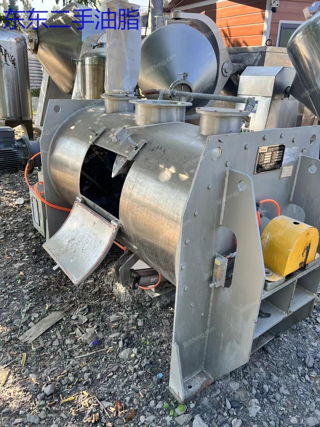 市场现货二手犁刀混合机 粉末全自动混合机 二手不锈钢混合机