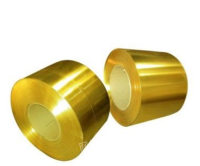 拉伸软态H62黄铜带冲压件0.1mm黄铜皮半硬0.2mm黄铜箔