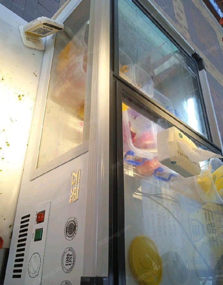 广西南宁9.5成新卧式展示冰柜出售