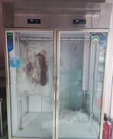 转行出售雪亮挂肉柜9.9成新，1.5米＊1米＊2.25米，双压缩机，能冷冻能能冷藏，能承重1500斤肉
