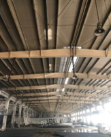 浙江湖州出售二手钢结构材料，9成新。宽24米长440米