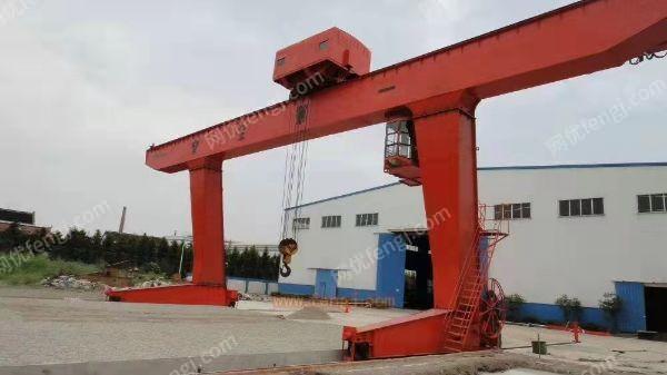 出售10吨跨度16米偏挂L吊16吨跨度19米双主梁龙门 防爆起重设备出售