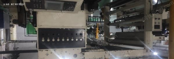 山东泰安公司镀铝设备升级,转让2.3米宽无锡北人龙门分切机。西门子系统,直立主动放卷。