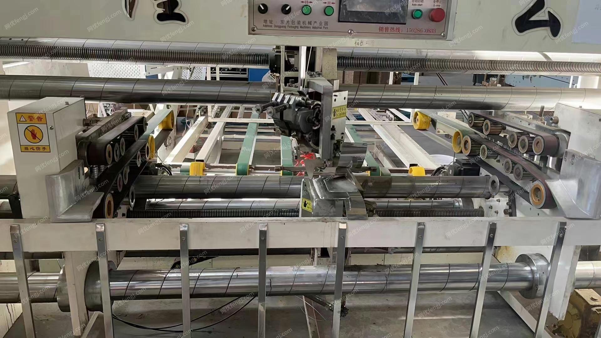 纸箱厂处理3000型半自动双拼打钉机.处理价8万
