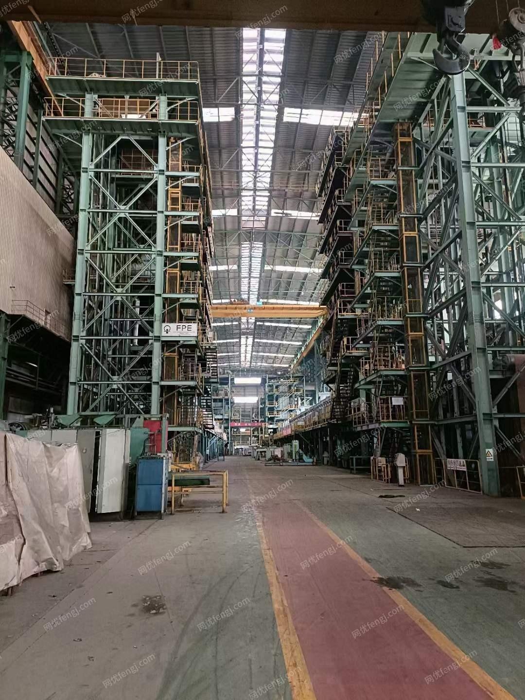 拆迁商江苏江阴处理年产55万吨热镀锌板、高铝锌板及 18 万吨彩色钢板整套设备及配套设备