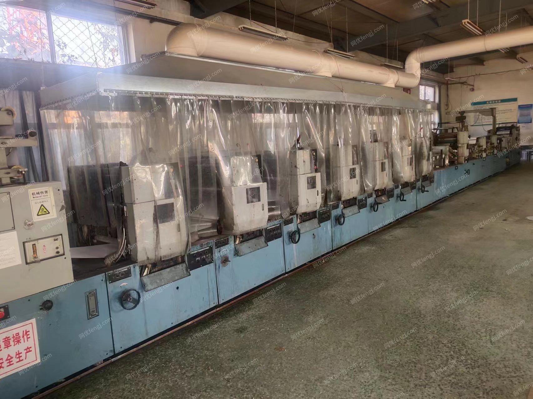 印务厂处理日本太阳10色胶印机1台，有20年，3色，4色胶印机各1台，先报价，有图片