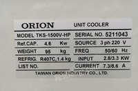 处理闲置ORION好利旺TKS-2200V-HP冷水机一台 TKS-1500V-HP 3台