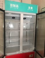 青海西宁95成新保鲜冷藏柜，星星冰柜低价处理