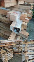 出售一批二手70mm－100Mm的实木方子，长度8oMM一14ooMM井架木托