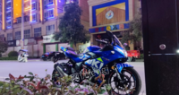 甘肃陇南出售摩托车，豪爵铃木gsx250r，21年7月生产的车，一手户，手续齐全，8000多，无倒无摔