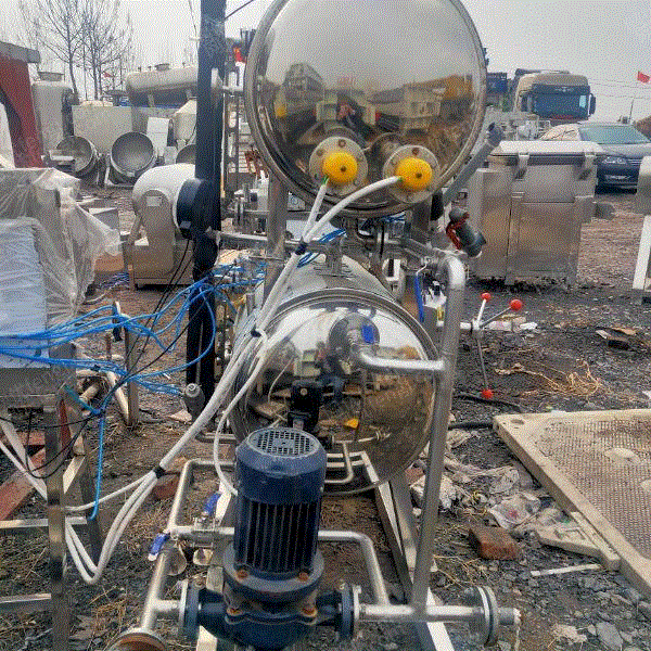 现货库存转让二手真空变频滚揉机 1600L全自动倾斜式真空变频滚揉机