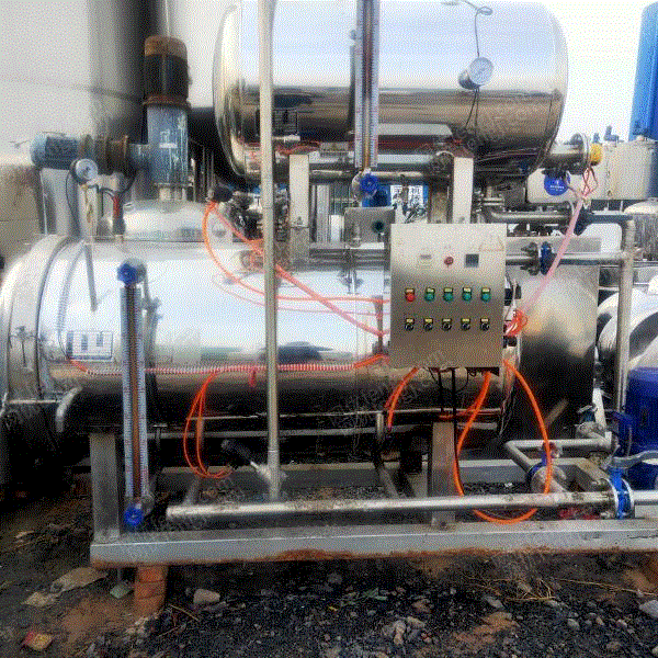 现货库存低价二手杀菌锅,双成杀菌锅,4.5立方杀菌锅,列管式杀菌锅