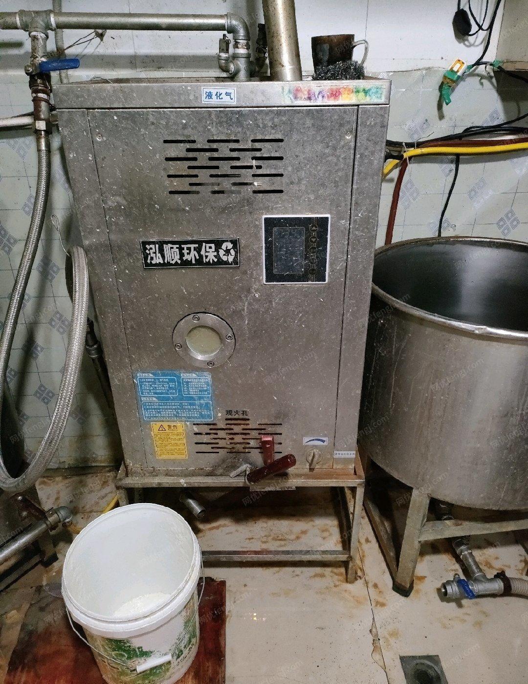 宁夏银川出售豆制品加工设备，磨浆机，豆皮机，燃气锅炉