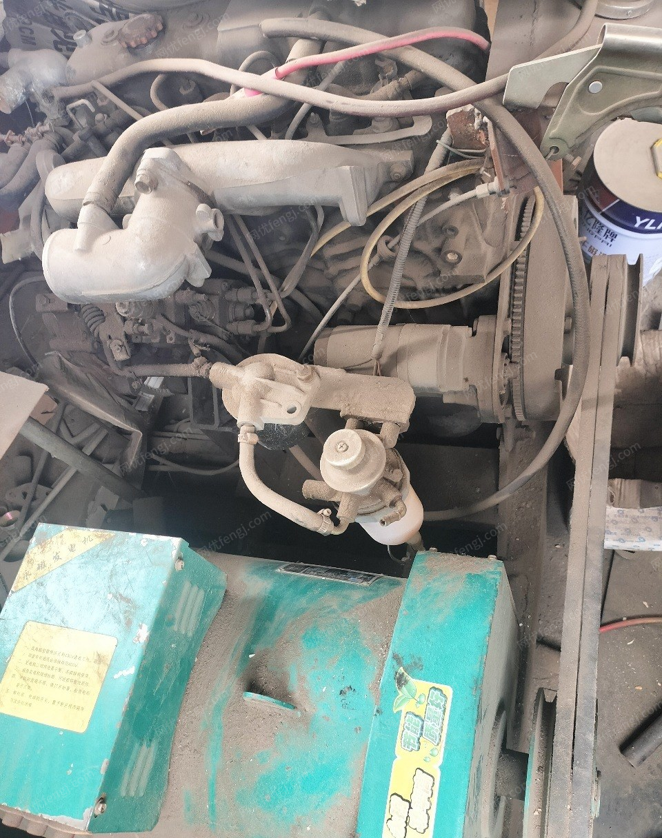 辽宁丹东出售发电机组，柴油机是五十铃的，小油门带动就可以