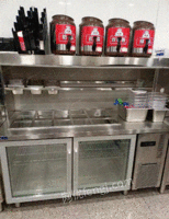 上海闵行区95成新蜜雪冰城全套设备四门风冷全冷冻冰箱等低价转让