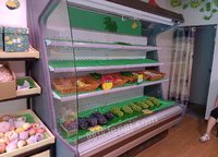 四川资阳出售一体机风幕柜，水果展示柜、小型保鲜冷库
