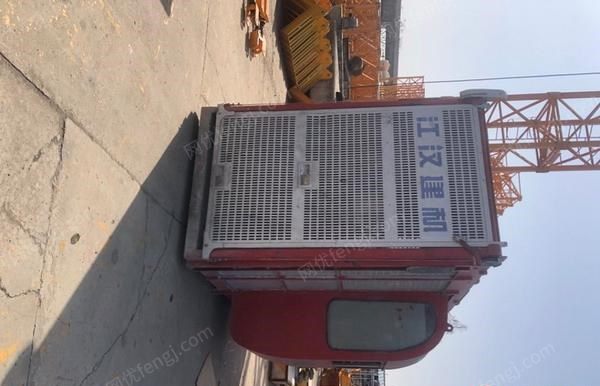 湖北荆州转让江汉17年施工电梯2台,已经做了保养高度100米