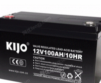 Kijo京九蓄电池6-GFM-100机房12V100AH配电柜UPS直流屏电源用